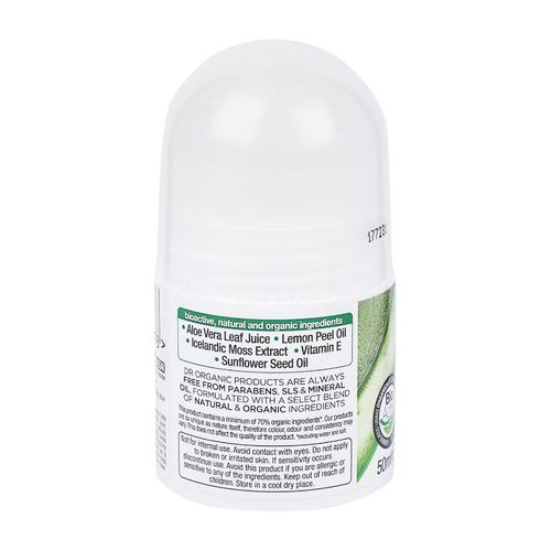 Dr Organic Aloe Vera Deodorant Buy Dr Organic Aloe Vera Deodorant Online At Best Price In India Nykaa