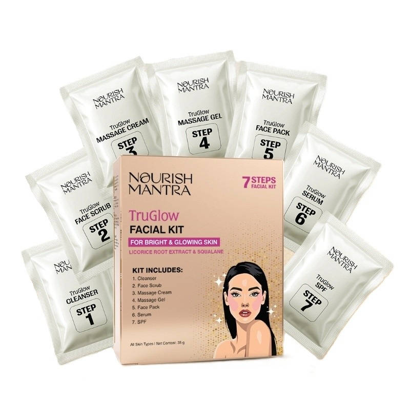 Nourish Mantra Truglow Facial Kit For Even-Toned & Hydrated Skin