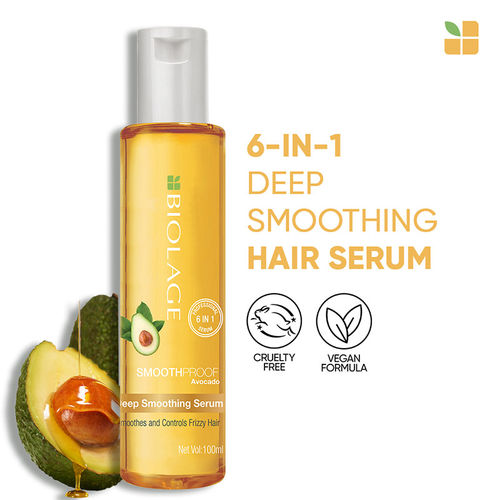 Biolage Smoothproof Professional 6-in-1 Deep Smoothening Hair Serum for Dry and Frizzy Hair