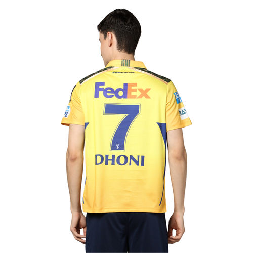 Ms Dhoni Ipl Jersey Buy Online Buy PlayR Men Polo Collar Dri-FIT