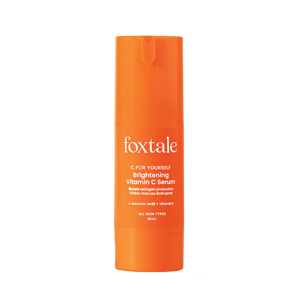 Foxtale Brightening Vitamin C Face Serum With L-Ascorbic Acid And Vitamin E For Glowing Skin