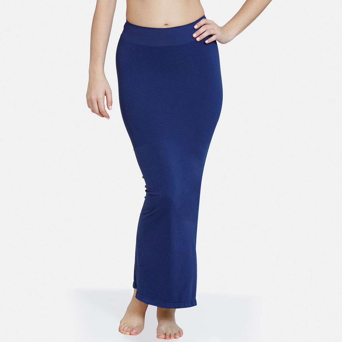 Buy Zivame Seamless All Day Mermaid Saree Shapewear - Navy Blue Online