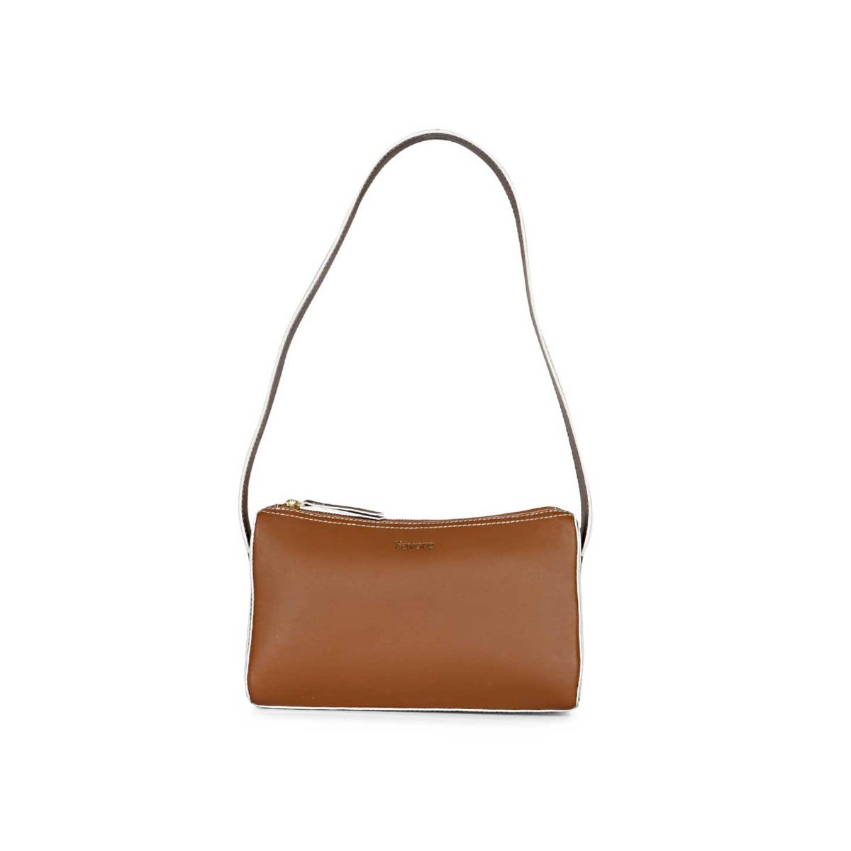 Saint G Mid Brown Leather Shoulder Bag