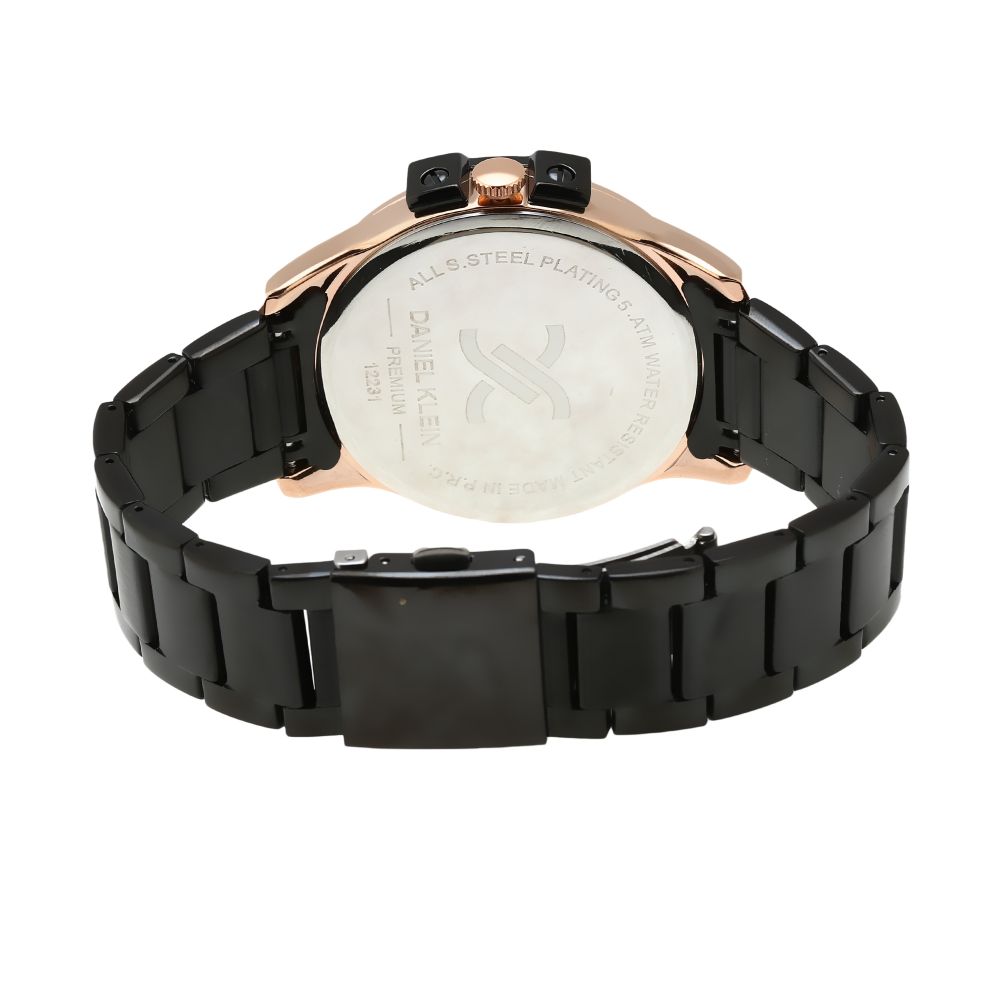Daniel Klein Premium Black Dial Analogue Watch