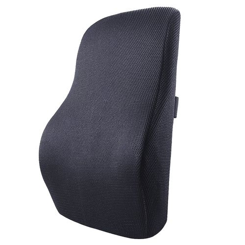 Extra Support Back Relief Lumbar Pillow | Cushion Lab Black