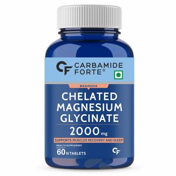Carbamide Forte Chelated Magnesium Glycinate 2000mg Tablets(60 Veg Tablets) - Image 2