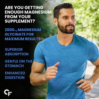 Carbamide Forte Chelated Magnesium Glycinate 2000mg Tablets(60 Veg Tablets) - Image 5