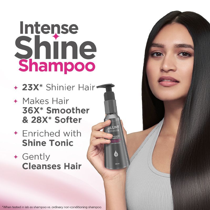 Buy BBLUNT Intense Shine Shampoo With Rice & Silk Protein For 23X ...