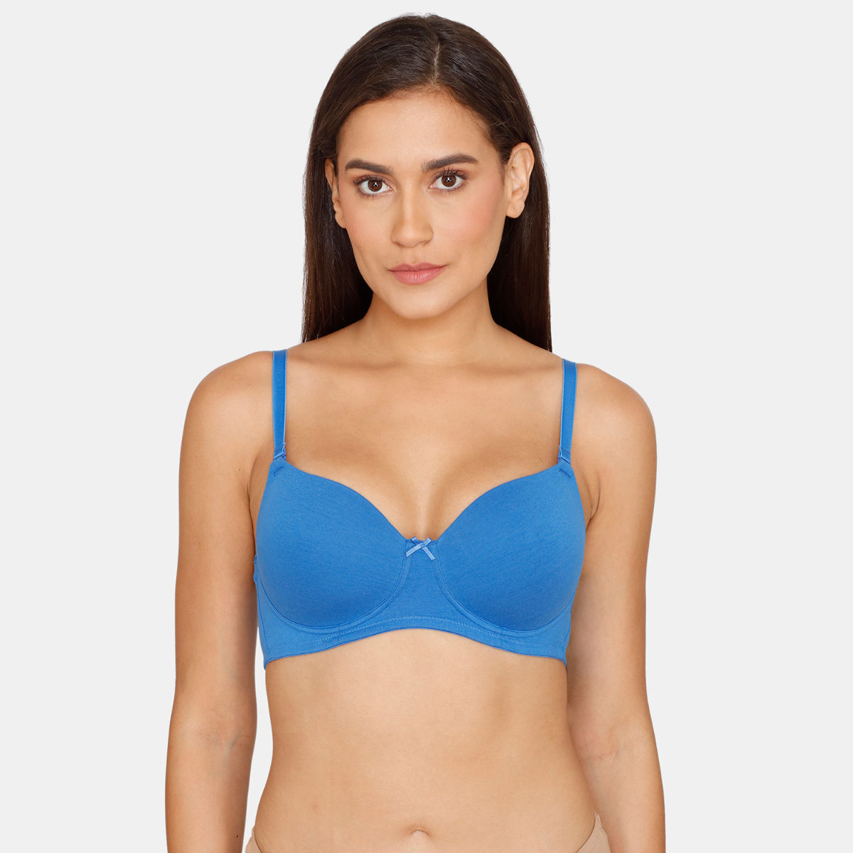 Zivame Padded Non Wired 3/4th Coverage TShirt Bra Turkish Tile Buy