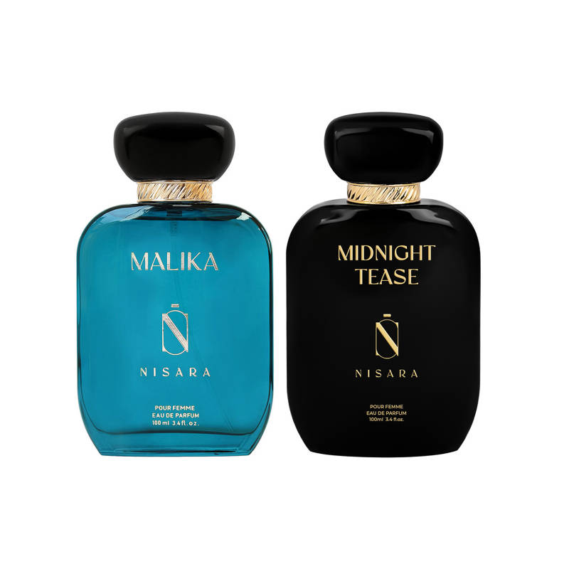 NISARA Malika & Midnight Tease - Perfume For Women,Long Lasting Floral,Woody & Musky Fragrance - view 3