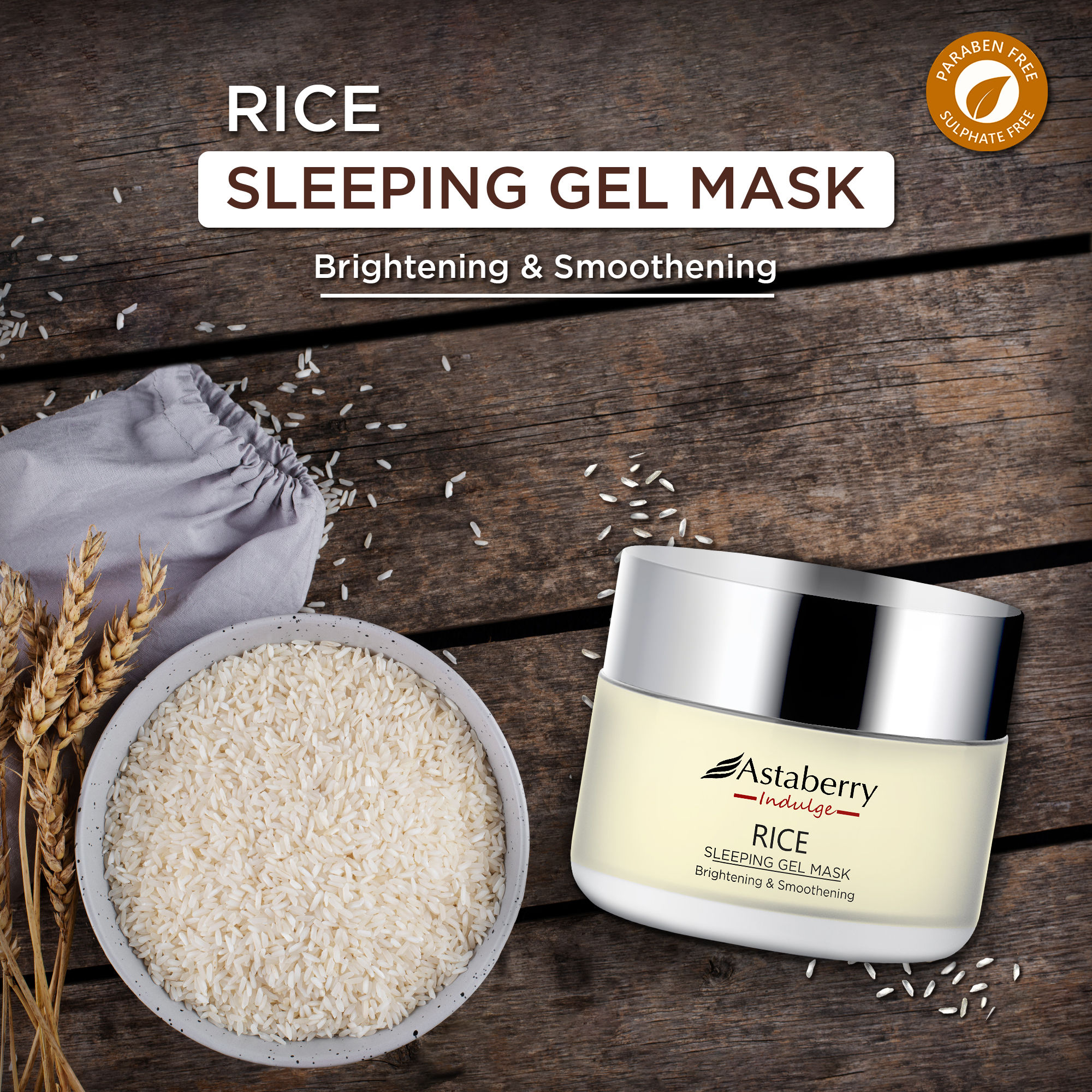 Buy Astaberry Indulge Rice Sleeping Gel Mask Online