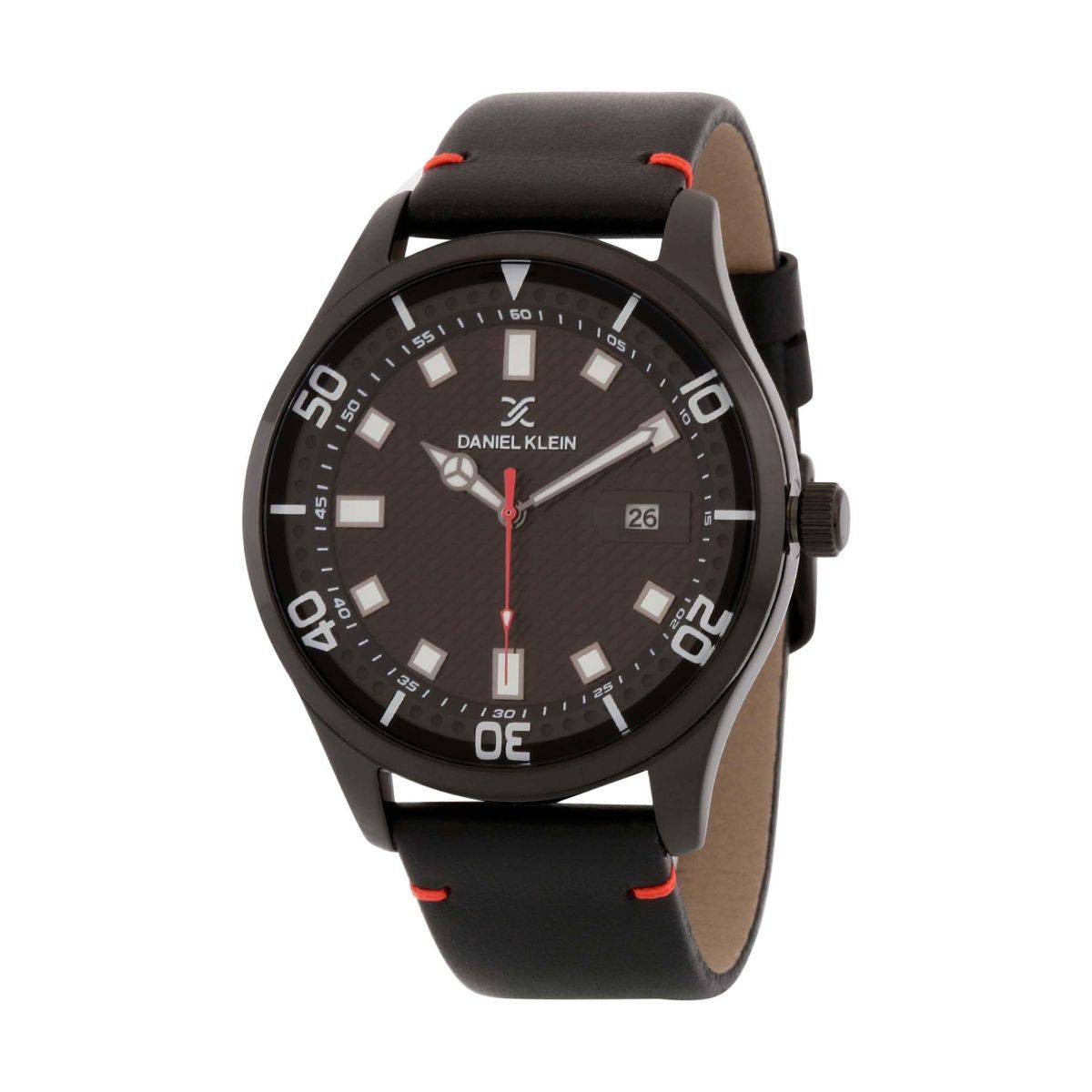 Daniel Klein Black Color Watches For Men DK.1.12611-2
