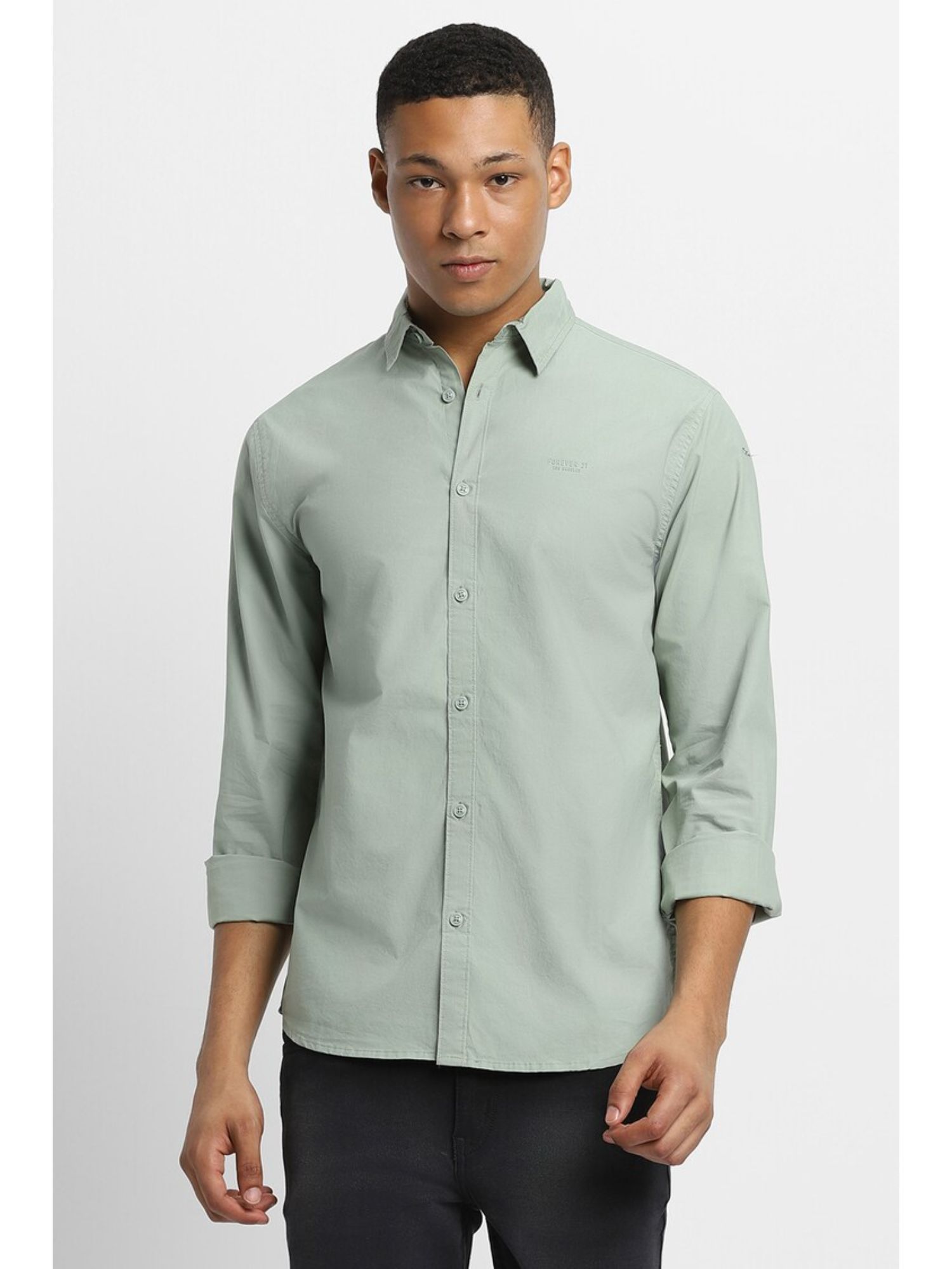 green blouse forever 21