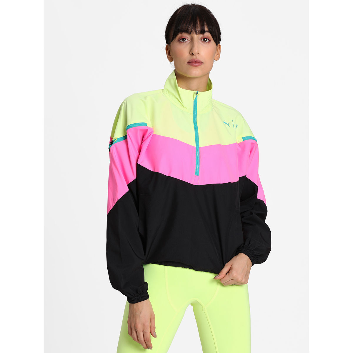 Puma X First Mile Xtreme Windcell Womens Yellow Training Jacket: Buy ...