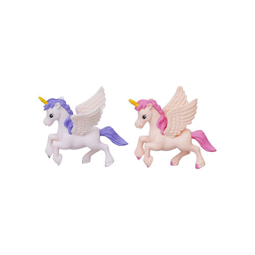 eCraftIndia Miniature Unicorn Horse Statues Animal Figurines Set of  Multi-Color
