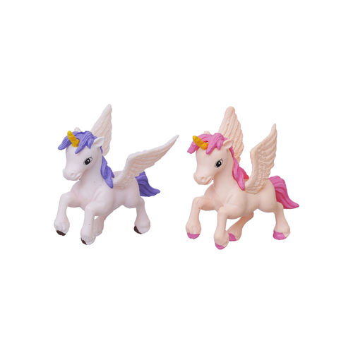 eCraftIndia Miniature Unicorn Horse Statues Animal Figurines Set of  Multi-Color