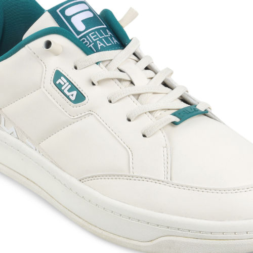 Buy FILA Women Casual Off White Green Sneakers Online