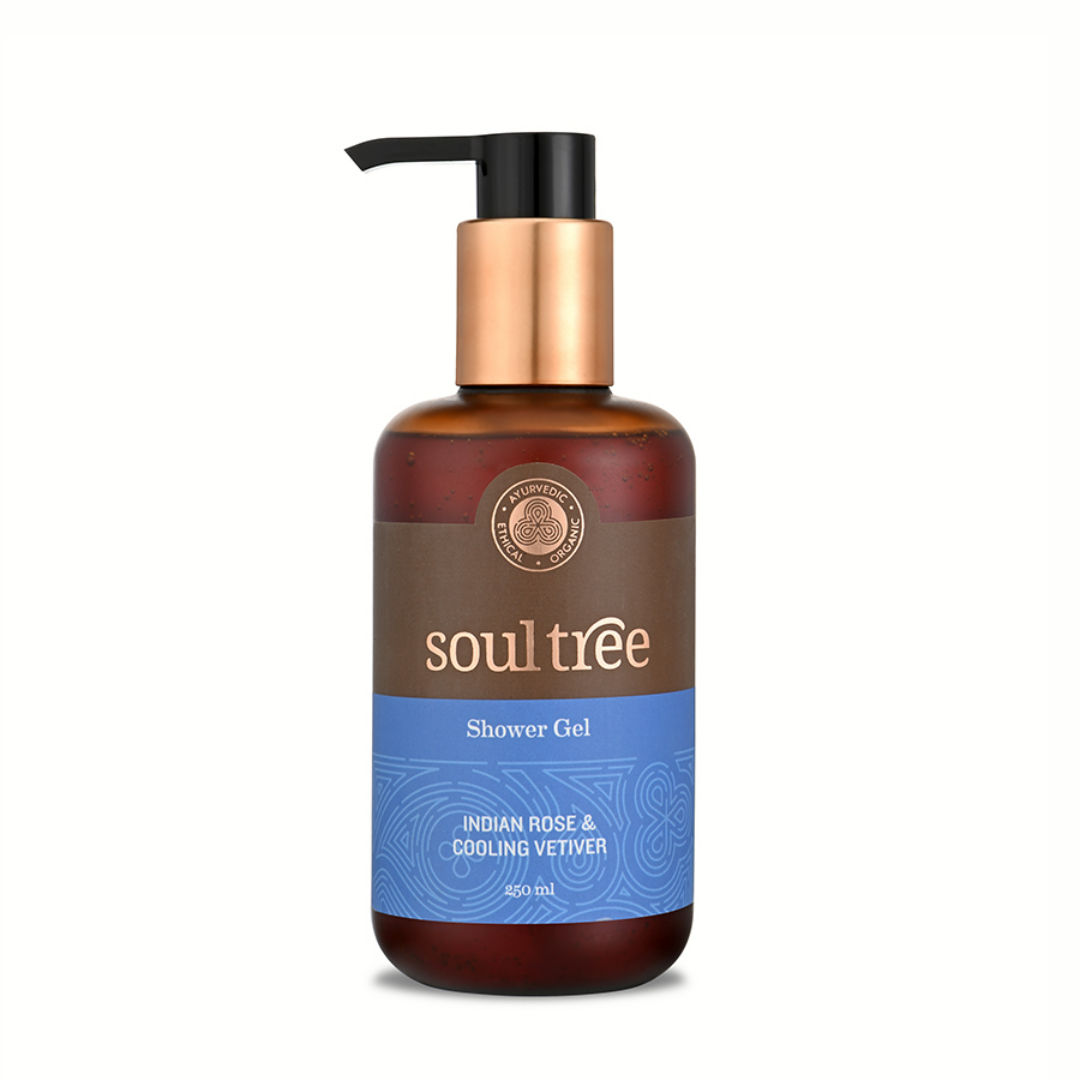 SoulTree Rose & Cooling Vetiver Shower Gel