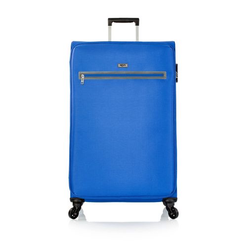 HEYS Xero G Range Blue Color Soft Case Light Weight Exterior Fabric Large  Size Luggage