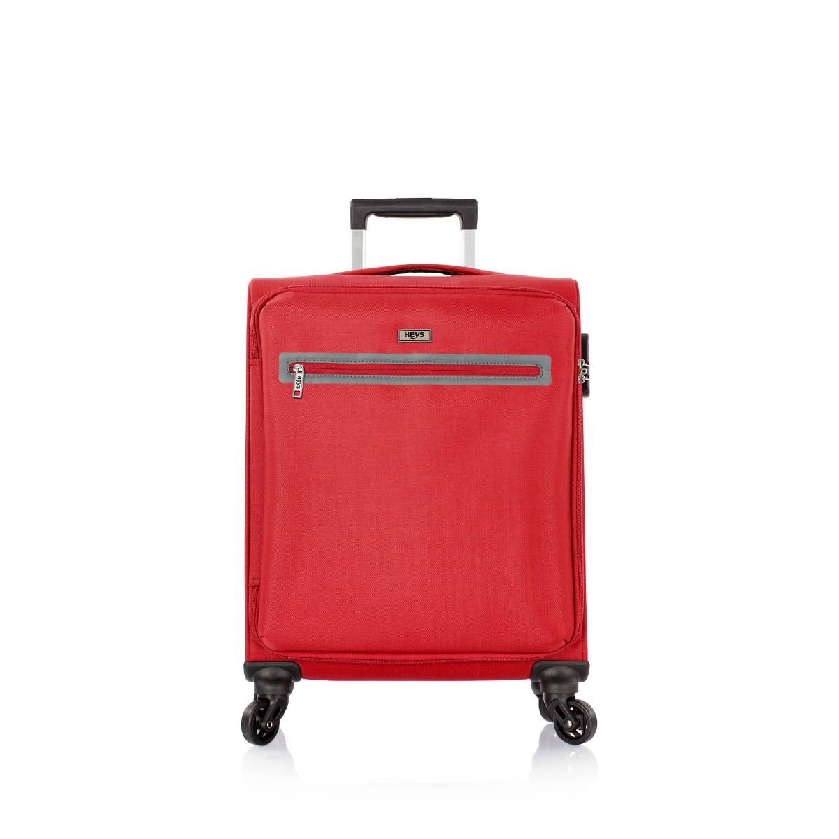 HEYS Xero G Range Red Color Soft Case Light Weight Exterior Fabric Cabin Size Luggage