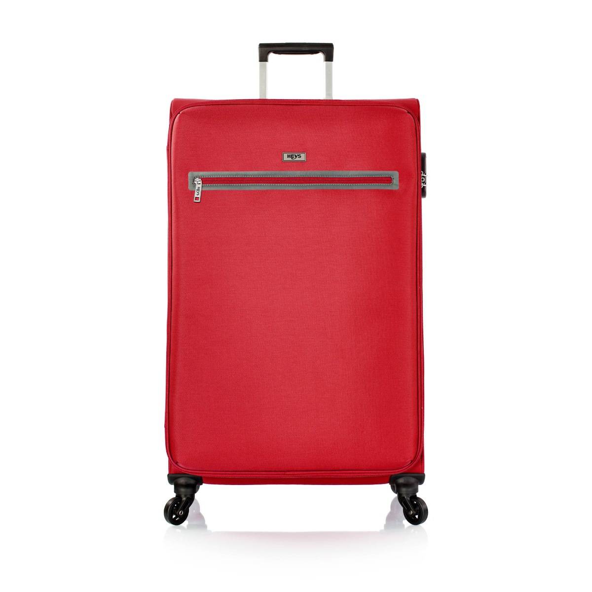 HEYS Xero G Range Red Color Soft Case Light Weight Exterior Fabric Large Size Luggage