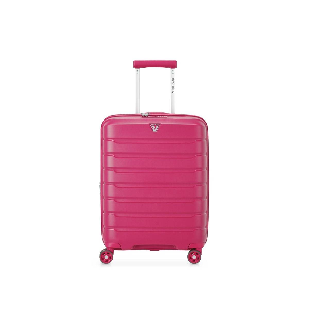 Roncato B-FLYING Magenta Color Polypropylene Material Hard 21 Cabin Trolley