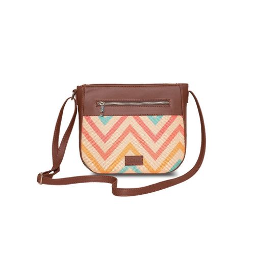 Buy Zouk Women Handcrafted U Shaped Sling Bag-Multi-Color Online
