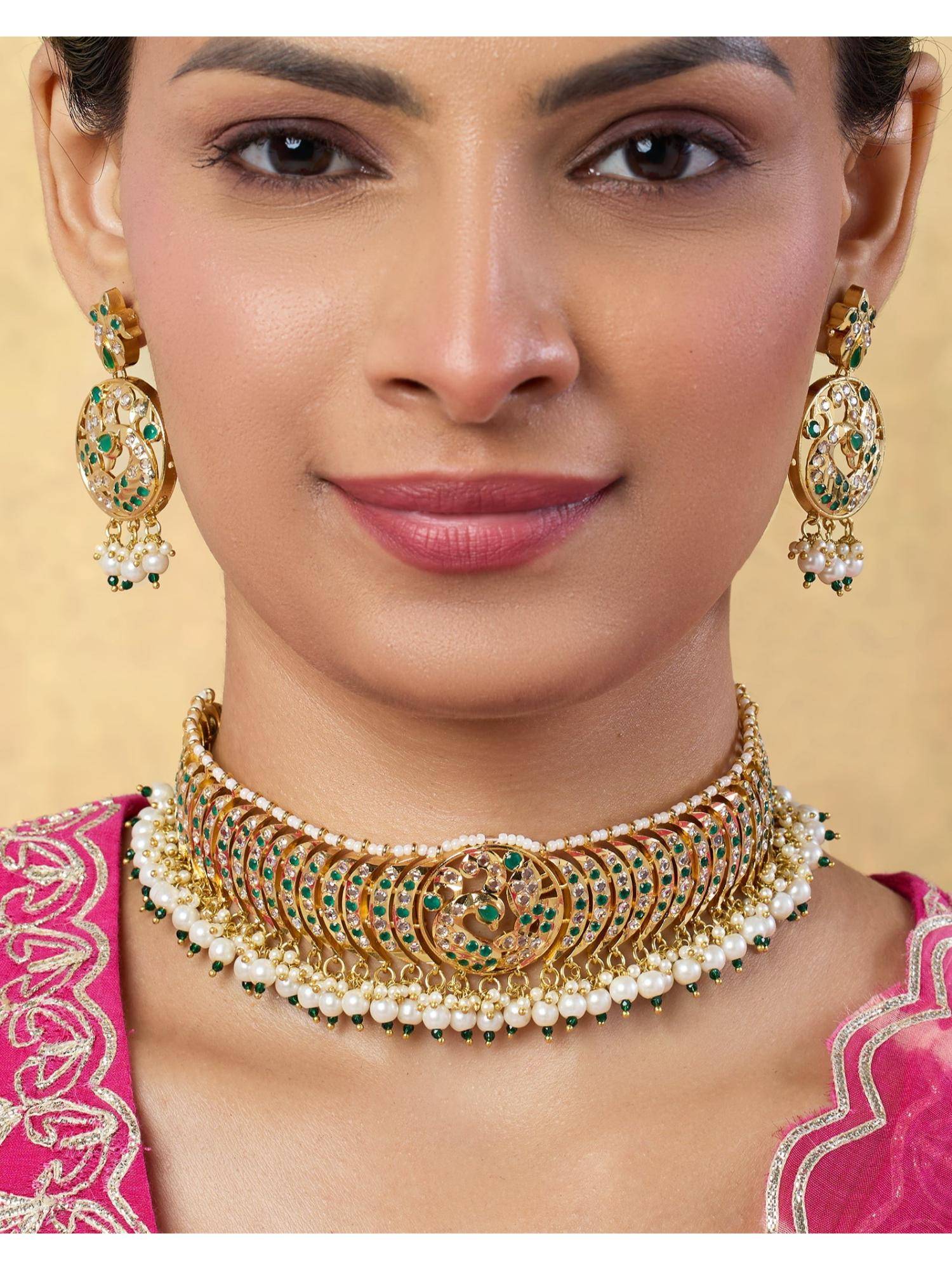 Indinoor Shringara Jadau Necklace Set