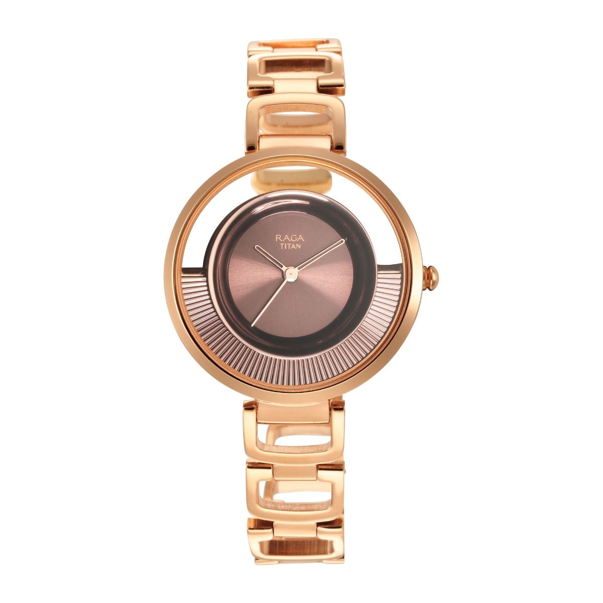 Titan watches women's hot sale rose gold