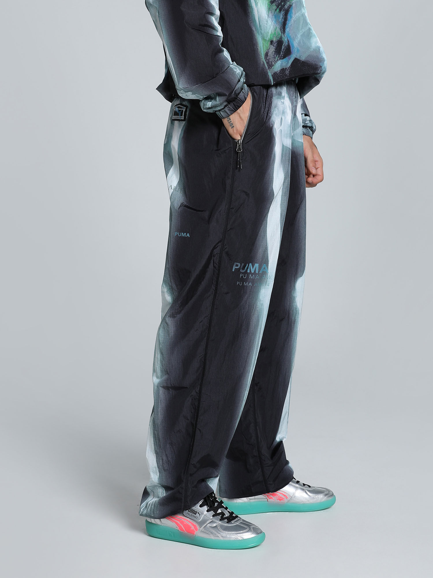 Buy Puma X Aries Unisex Black Trackpant Online