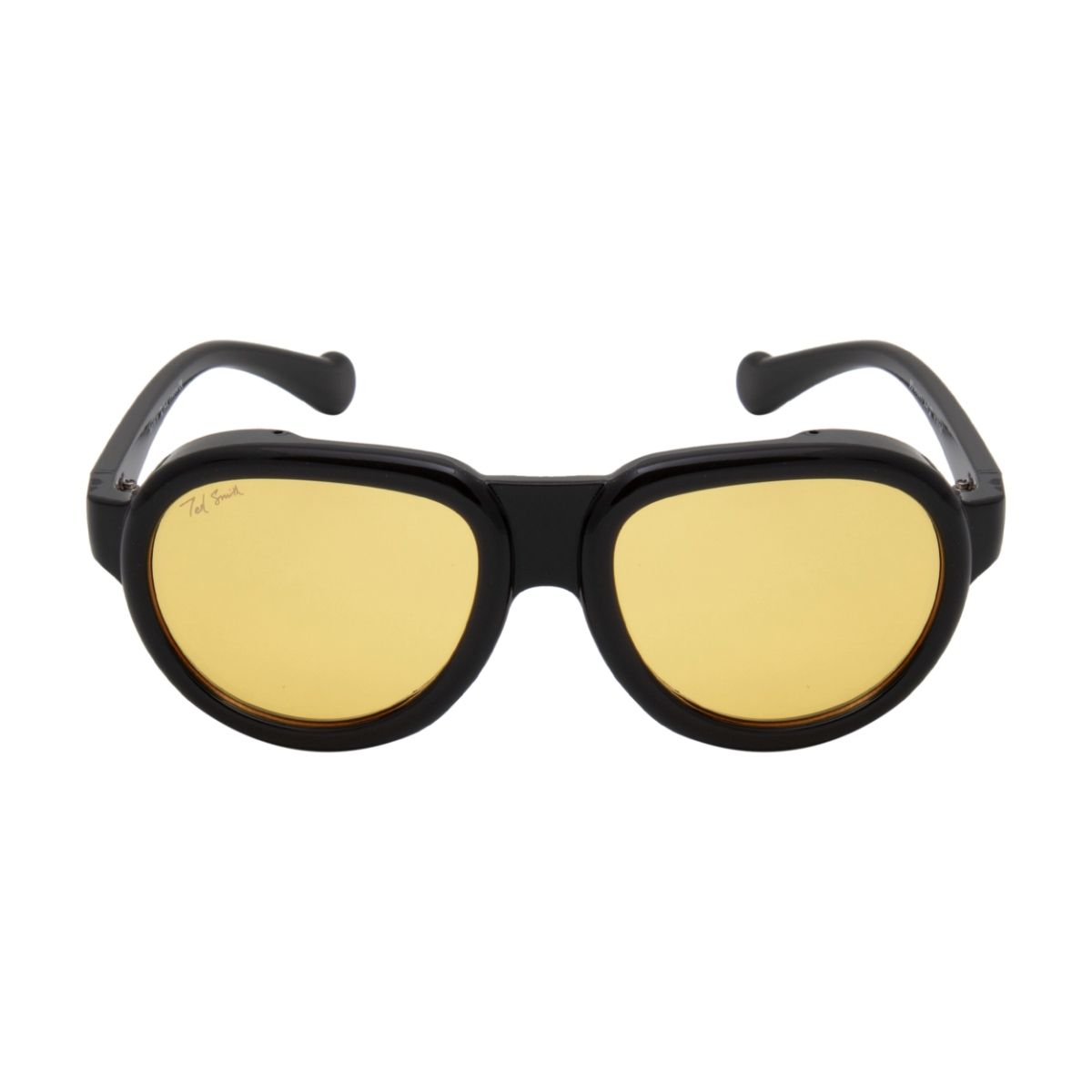 Buy TED SMITH Aviator Yellow Sunglasses for Men Women (55) Online