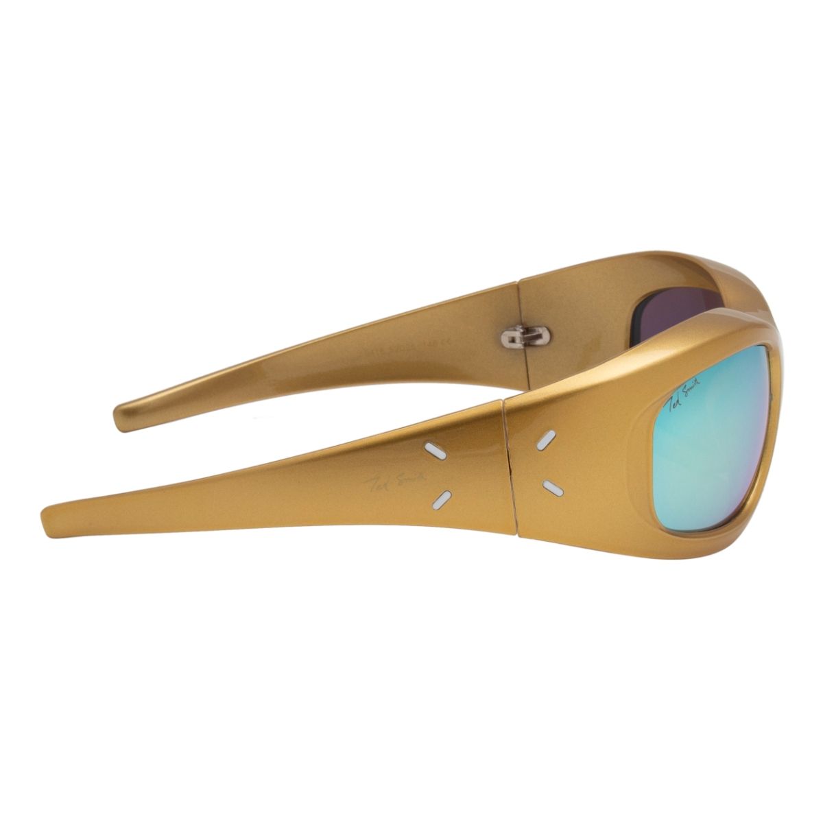 Buy TED SMITH WrapAround Yellow Mirror Sunglasses for Men Women (52