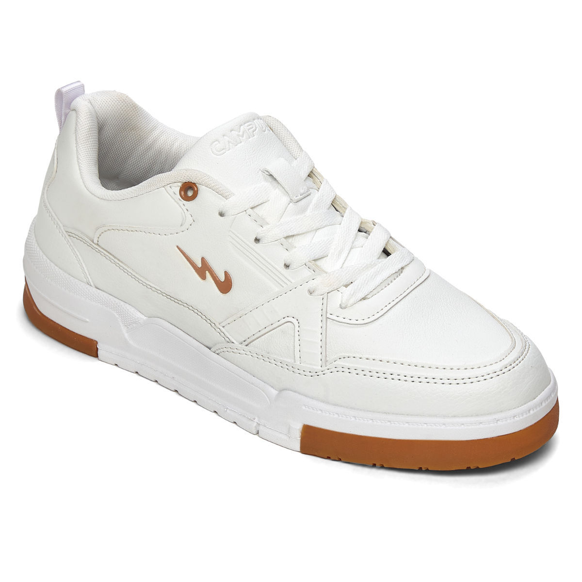 Price History of Campus Og-27 Men White Brown Sneakers (UK 10