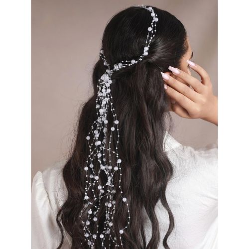 Priyaasi Pretty White Pearl Beads Bun Hair Accessory: Buy Priyaasi Pretty  White Pearl Beads Bun Hair Accessory Online at Best Price in India | Nykaa