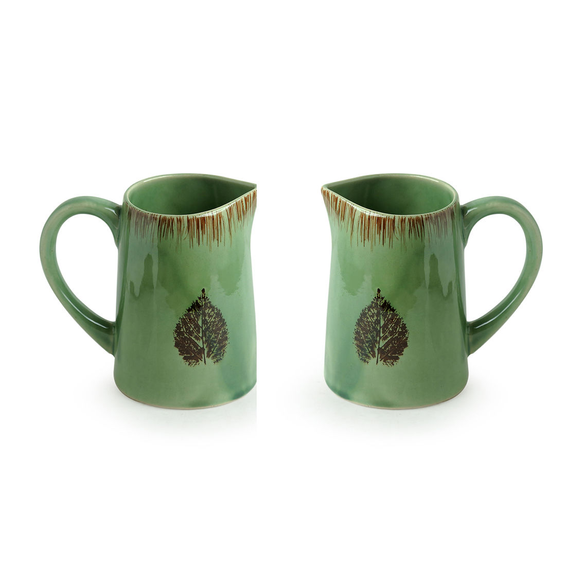 ExclusiveLane HandPainted Studio Pottery Milk & Water Jugs In Ceramic