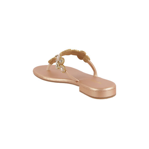 Buy Metro Women Gold Party Open Sandals Online