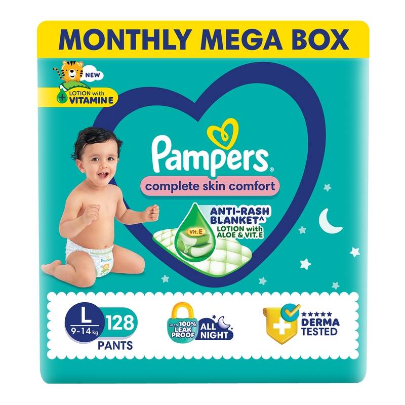 Pampers All Round Protection Pants, Large Size Baby Diapers