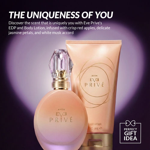 Coffret Avon Eve Privé - Lait Corporel 150ml + Eau De Parfum 10ml - Neuf
