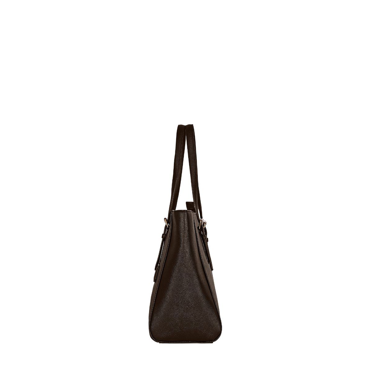 Buy Eske Myriane Brown Solid Vegan Leather Office Tote Online
