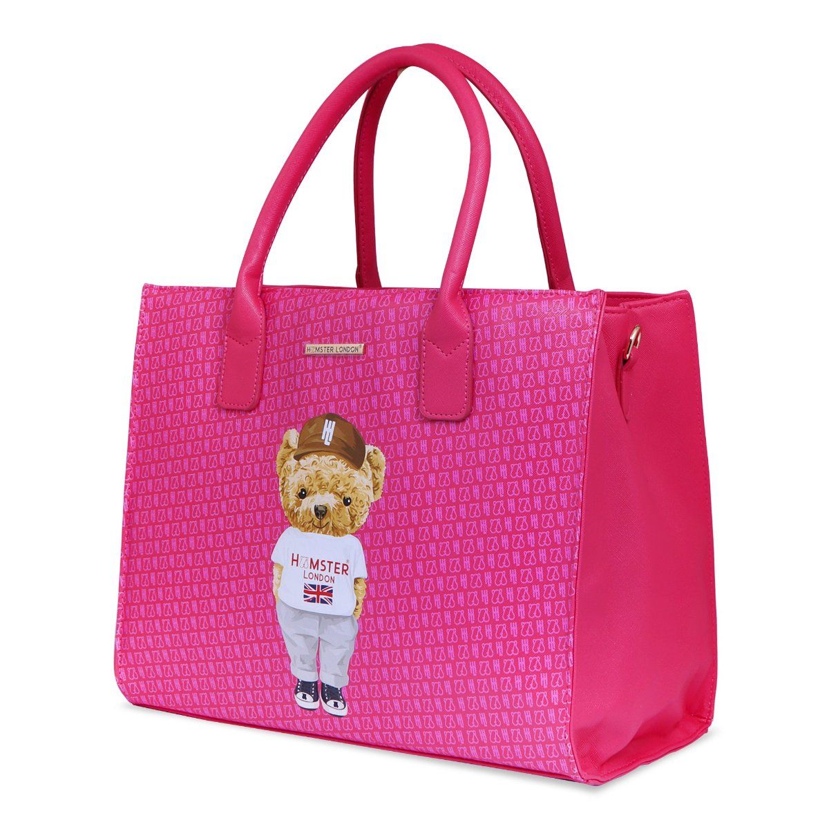 Buy Hamster London Ted H Limited Edition Book Tote Hot Pink (M) Online