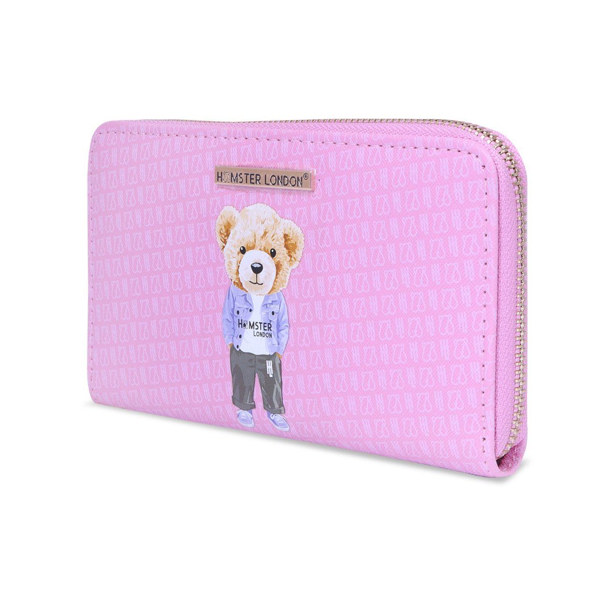 Buy Hamster London Light Pink Ted H Limited Edition Wallet (M) Online