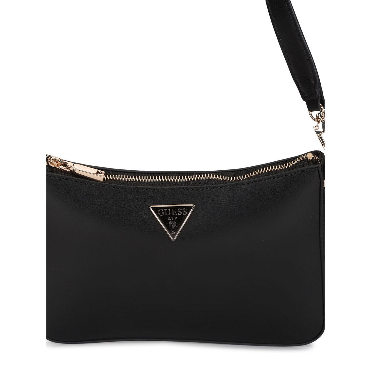 Buy Guess Women Black Solid Handbag Online