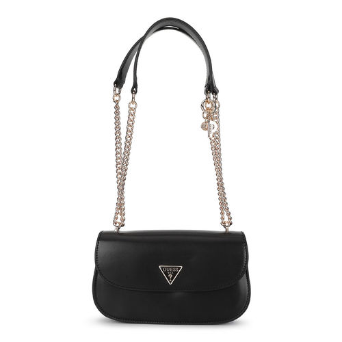Guess Women Black Solid Sling Bag