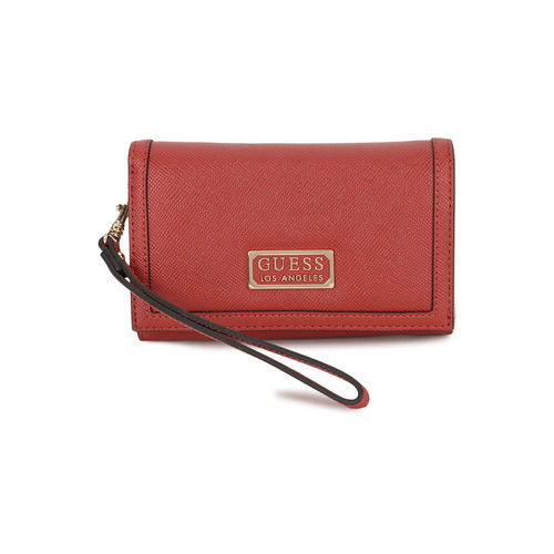 Buy Guess Women Rust Textured Wallet Online