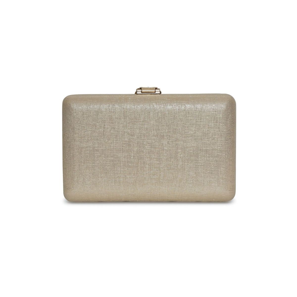 Lavie Solid/Plain Gold Clutches Buy Lavie Solid/Plain Gold Clutches