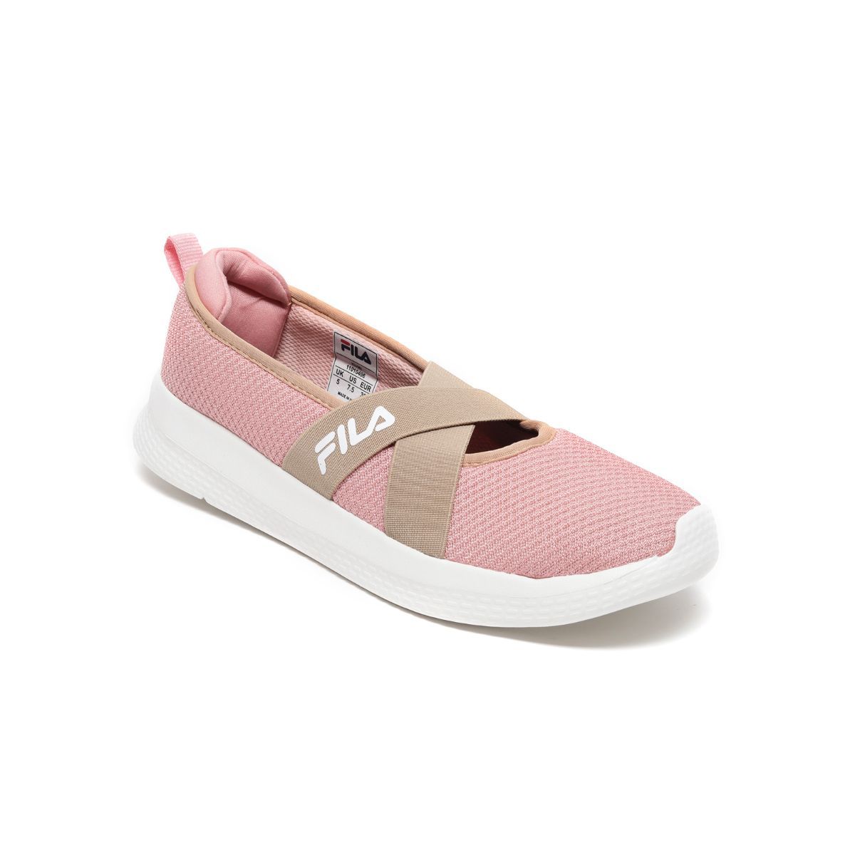 Fila trainers best sale black and pink