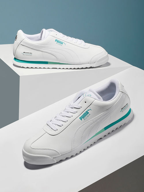 Puma White Mercedes Motorsport Roma Unisex Sneakers (UK 9): Buy Puma White  Mercedes Motorsport Roma Unisex Sneakers (UK 9) Online at Best Price in  India | Nykaa