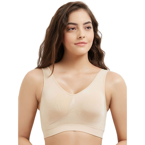 Wacoal B-Smooth Padded Non-Wired Full Coverage Seamless T-Shirt Bra Beige  (32)