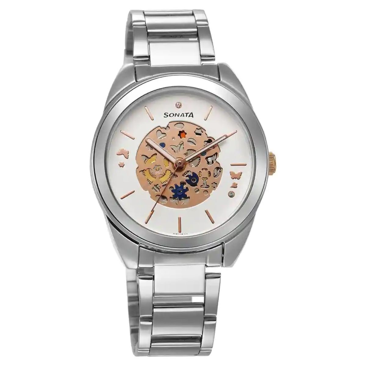 Buy Sonata Off White Dial Analog Watch for Men-7140WL02 at Amazon.in