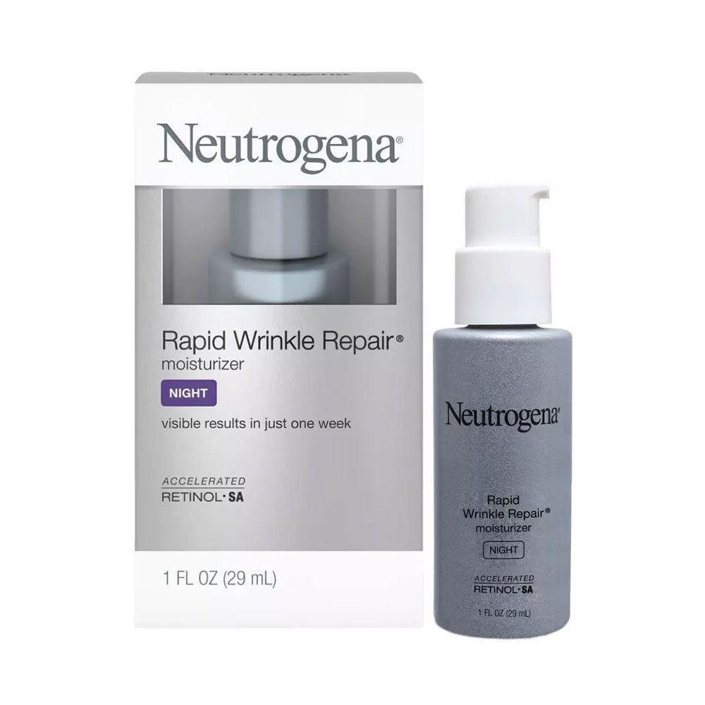 Neutrogena Rapid Wrinkle Repair Night Cream With Retinol - Reduces Fine Lines & Wrinkles In 1 Week